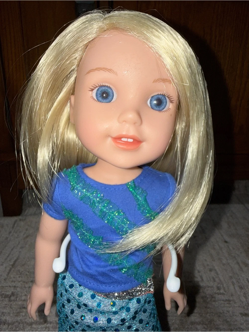 American Girl Wellie Wishers Camille Doll 14.5” tall